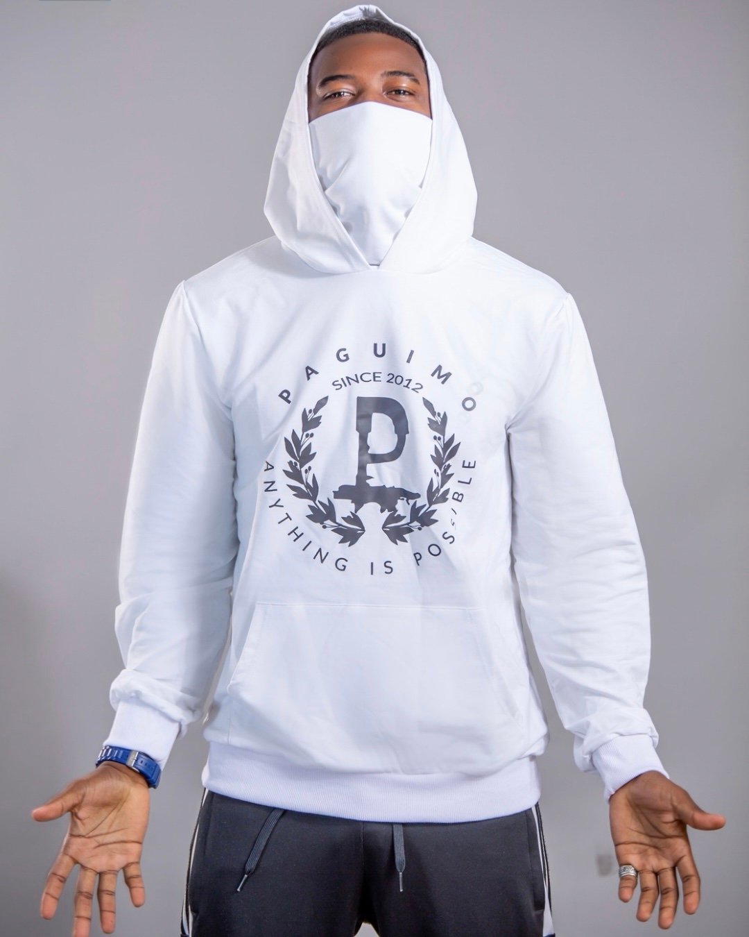 Sweat-shirt NGOYI PaGuiMo – Col haut et capuche – Image 4