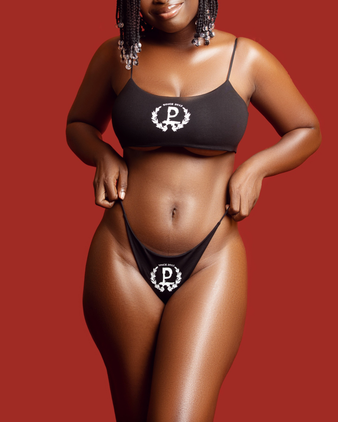 PaGui-Sexy – Ensemble String Bikini Femme en Coton | Brassière & Culotte String – Image 10